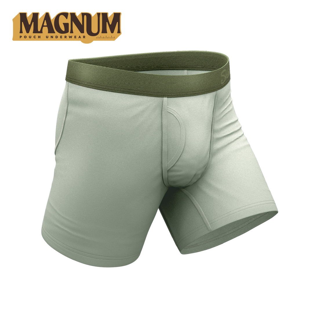 Shinesty "Manzanilla" Olive Green Ball Hammock® Magnum Big Pouch Underwear