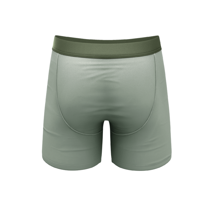 The Manzanilla Olive Green Ball Hammock® Pouch Underwear with Fly
