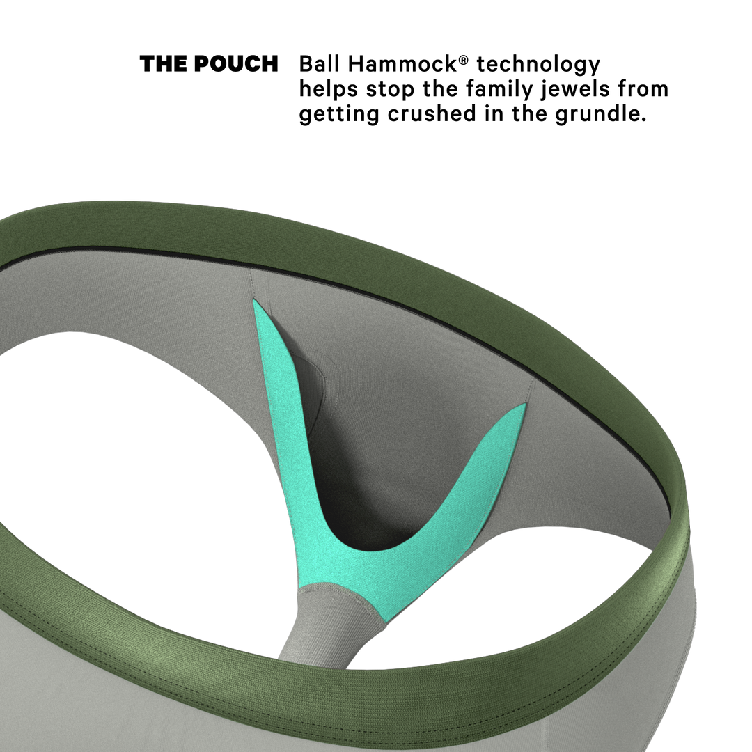 The Manzanilla Olive Green Briefs with Ball Hammock® Pouch