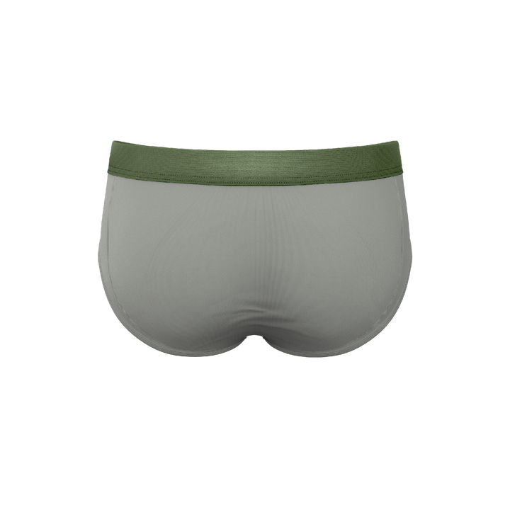 The Manzanilla Olive Green Briefs with Ball Hammock® Pouch