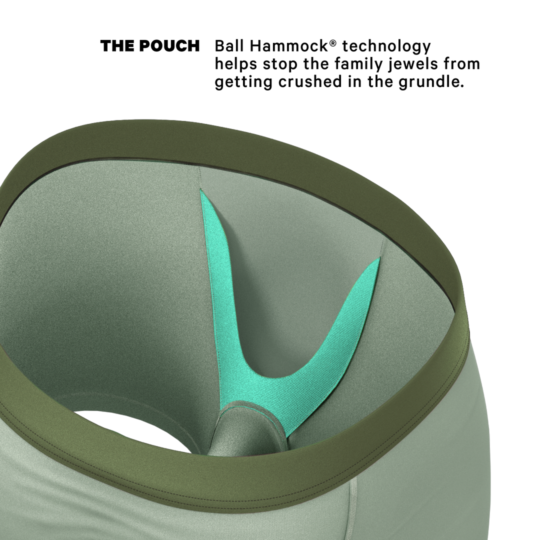 The Manzanilla Olive Green Ball Hammock® Pouch Underwear (No Fly)