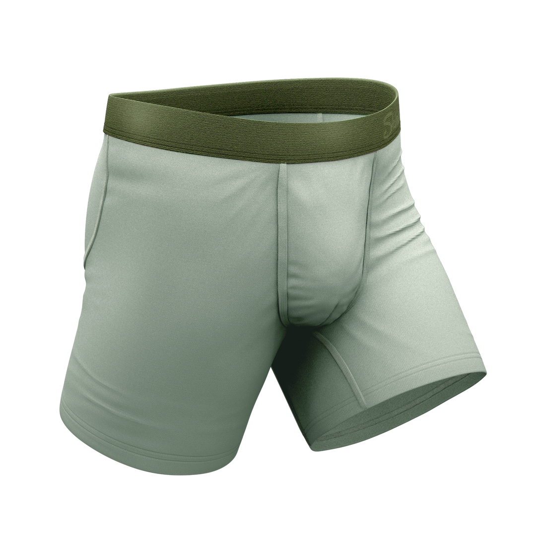 The Manzanilla Olive Green Ball Hammock® Pouch Underwear (No Fly)