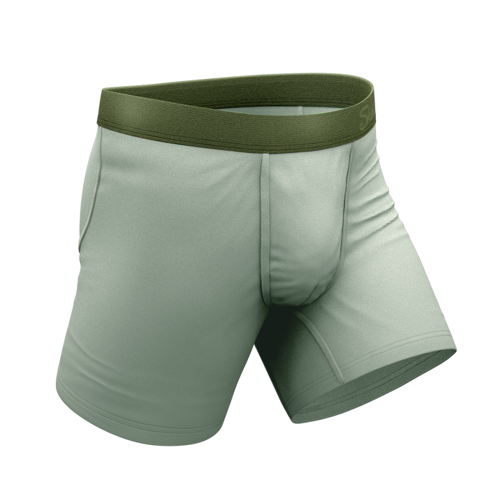 The Manzanilla Olive Green Ball Hammock® Pouch Underwear (No Fly)