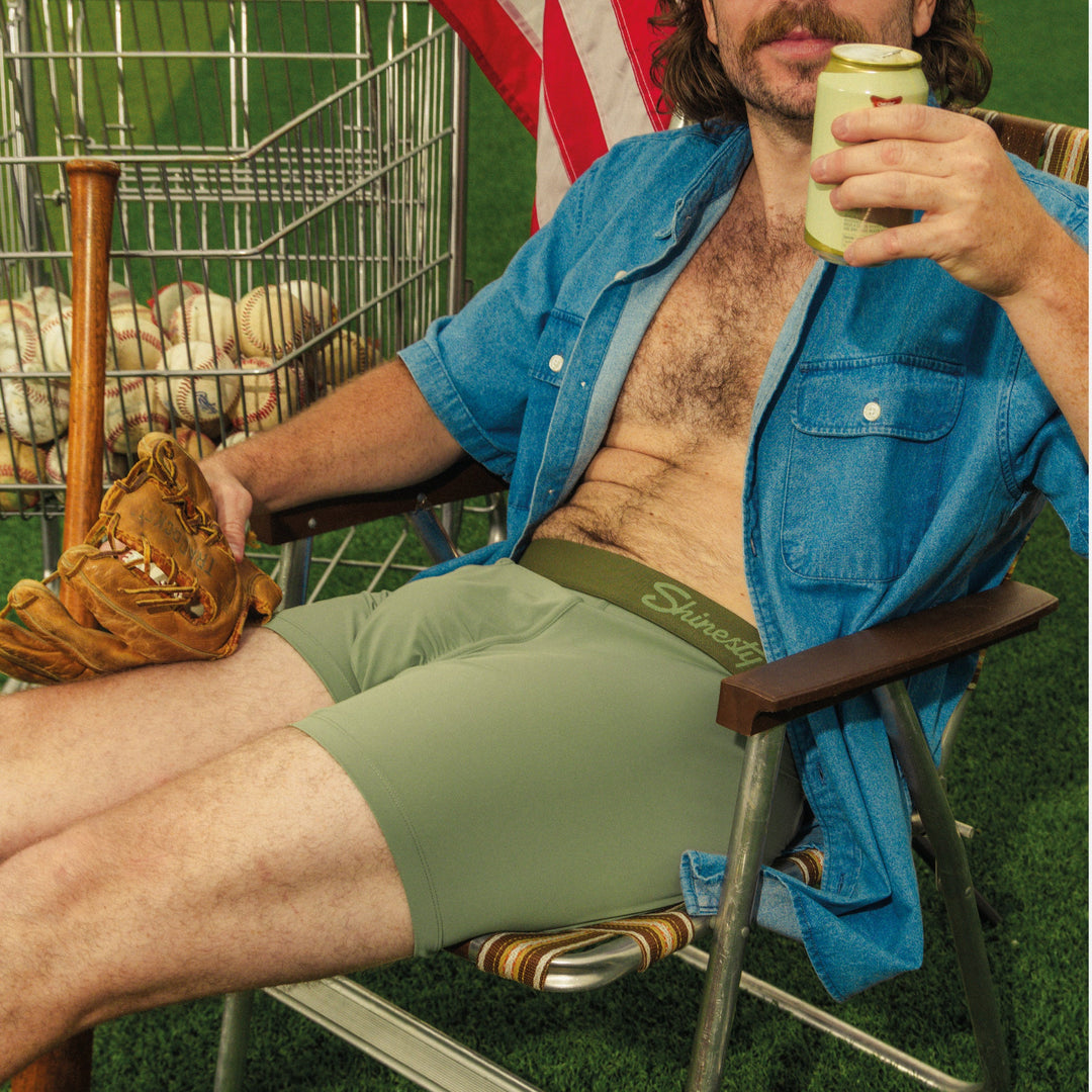 Shinesty "Manzanilla" Olive Green paradICE™ Cooling Ball Hammock® Underwear