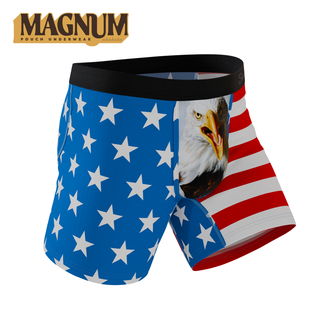 The Mascot | American Flag Ball Hammock® Magnum Big Pouch Underwear