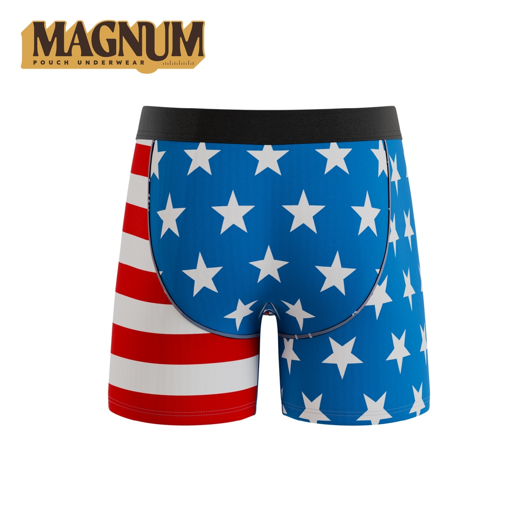 The Mascot | American Flag Ball Hammock® Magnum Big Pouch Underwear