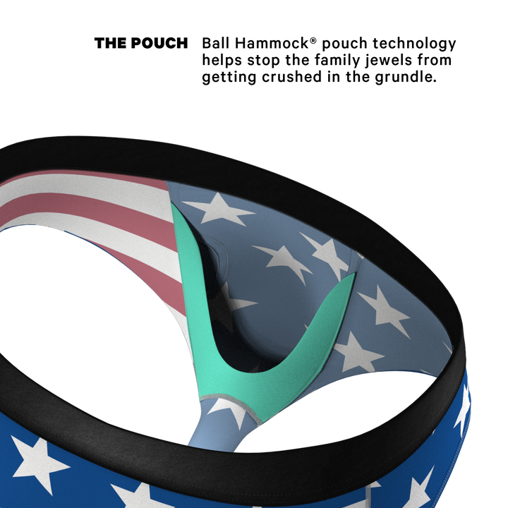 The Mascot American Flag Briefs | Ball Hammock® Pouch Underwear