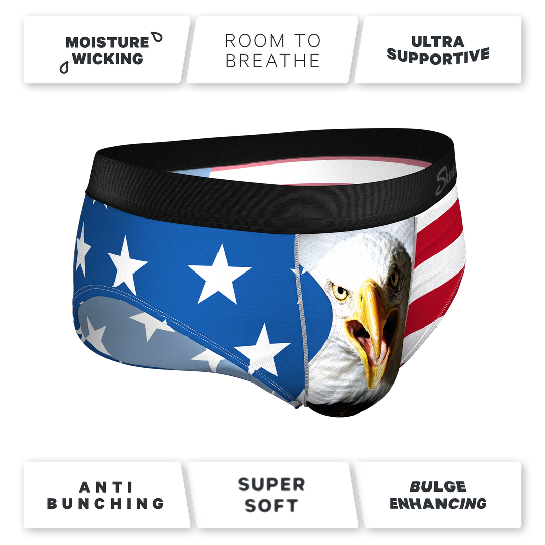 The Mascot American Flag Briefs | Ball Hammock® Pouch Underwear