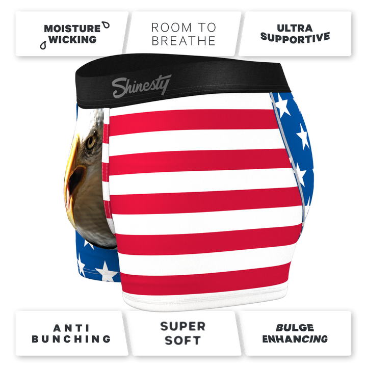 The Mascot American Flag Ball Hammock® Pouch Trunks Underwear
