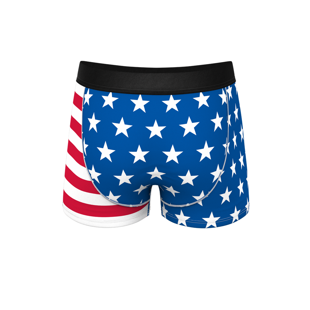The Mascot American Flag Ball Hammock® Pouch Trunks Underwear