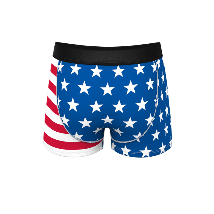 The Mascot American Flag Ball Hammock® Pouch Trunks Underwear