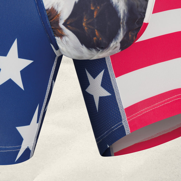 Shinesty "The Mascot" American Flag paradICE™ Cooling Ball Hammock® Underwear With Fly