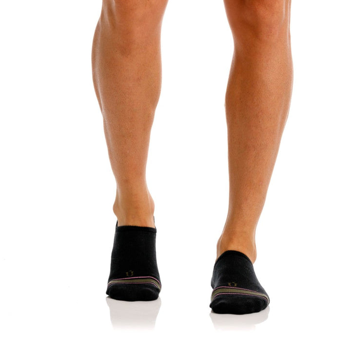 Mundo Unico Andar Men's No Show Socks in Black – men's socks Handmade in Colombia