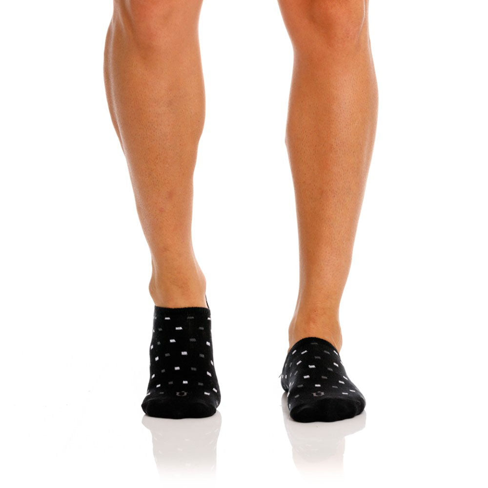 Mundo Unico Tiza Men's No Show Socks in Black – men's socks Handmade in Colombia