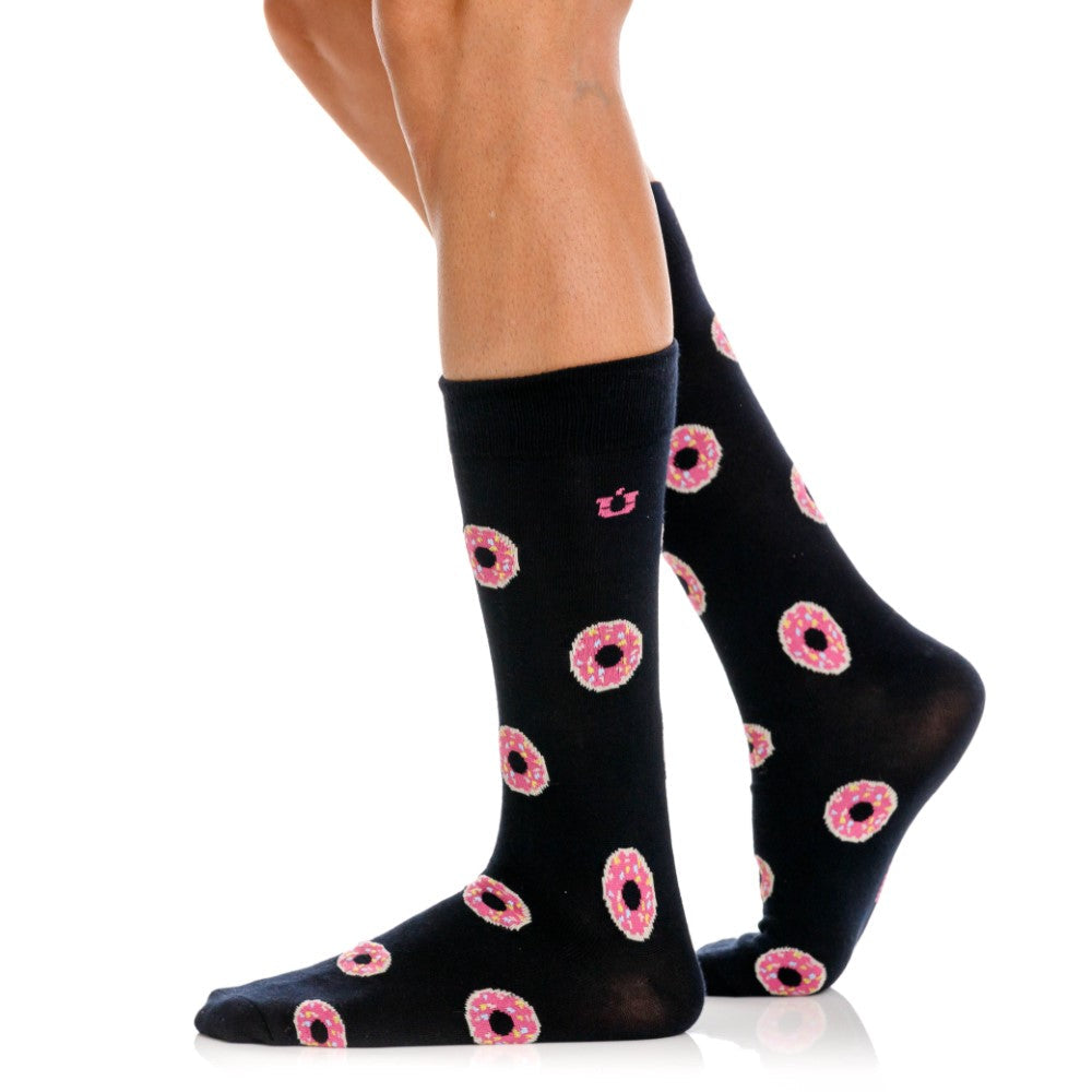 Mundo Unico Donita Men's Ankle Socks in Blue – men's socks Handmade in Colombia