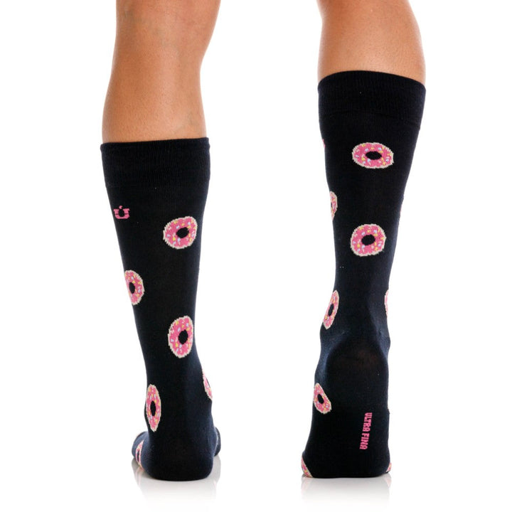 Mundo Unico Donita Men's Ankle Socks in Blue – men's socks Handmade in Colombia