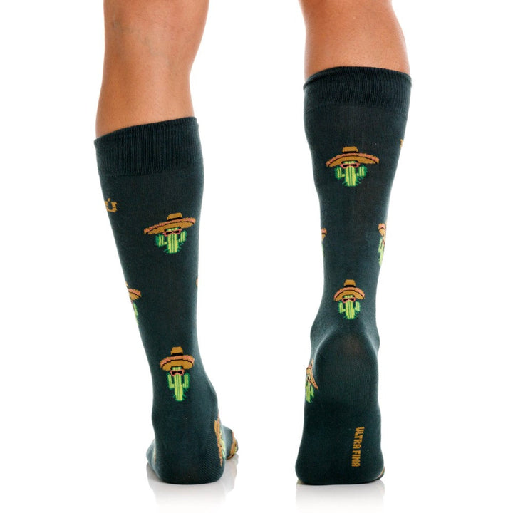 Mundo Unico Mexicali Men's Ankle Socks in Green – men's socks Handmade in Colombia