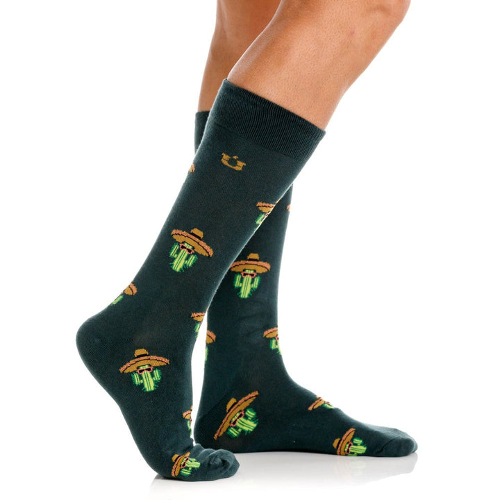 Mundo Unico Mexicali Men's Ankle Socks in Green – men's socks Handmade in Colombia