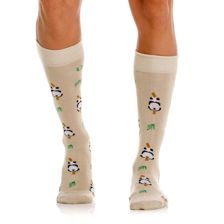 Mundo Unico Pandis Men's Ankle Socks in Beige – men's socks Handmade in Colombia
