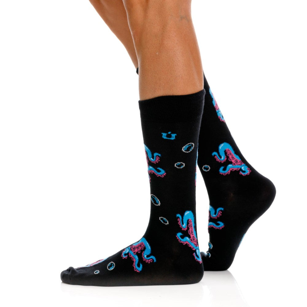 Mundo Unico Paul Men's Ankle Socks in Black – men's socks Handmade in Colombia