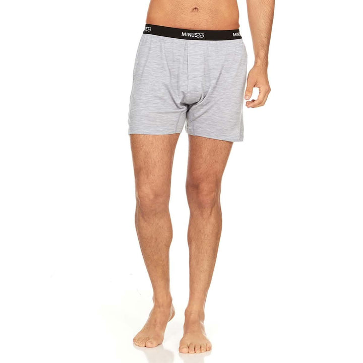 Minus33 Men's Woolverino Microweight Boxer Shorts - Lightweight Merino Wool Performance Underwear