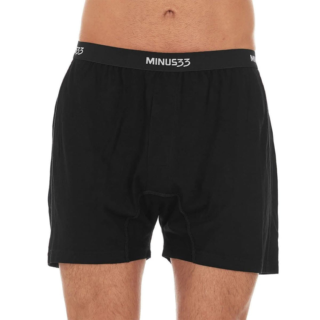 Minus33 Men's Woolverino Microweight Boxer Shorts - Lightweight Merino Wool Performance Underwear