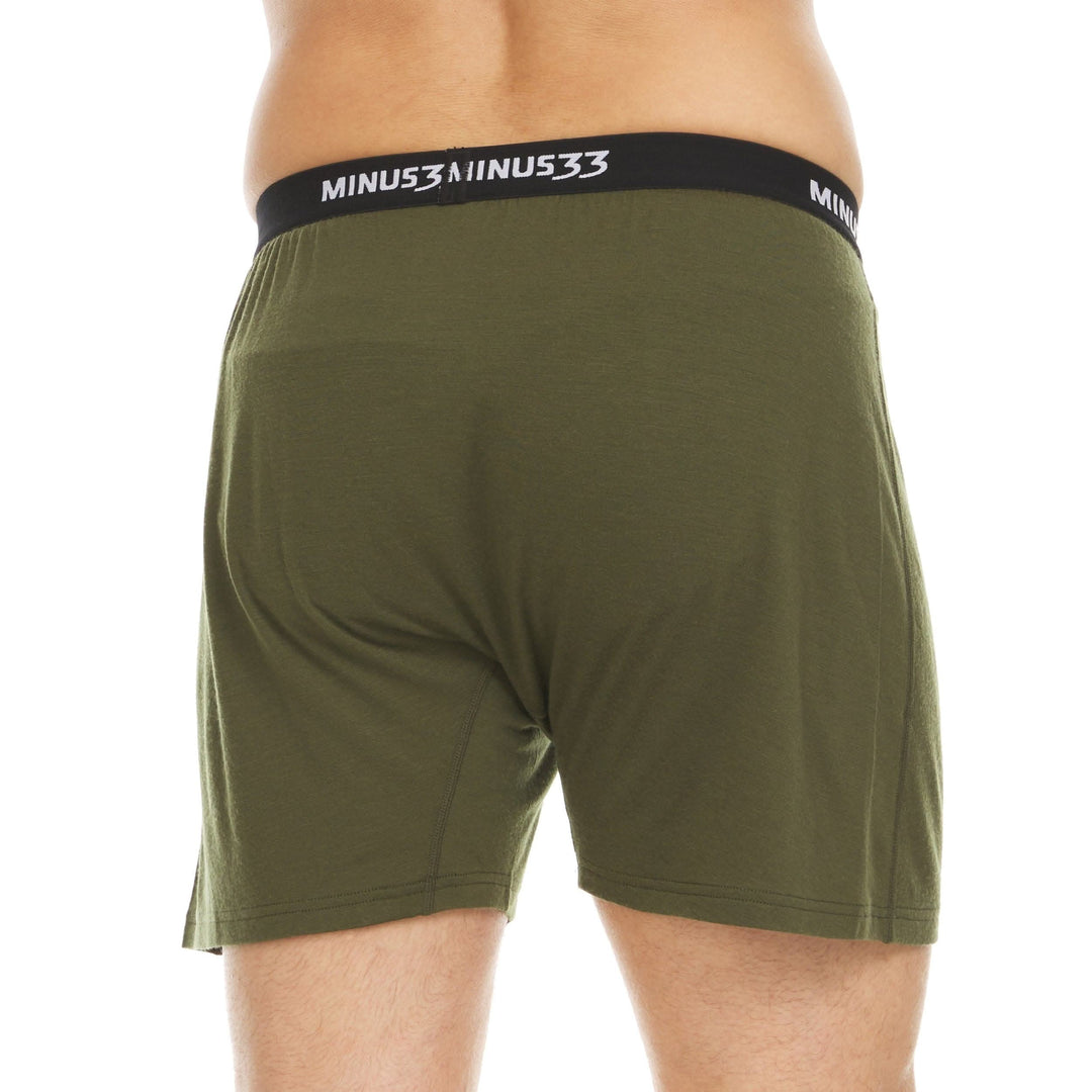 Minus33 Men's Woolverino Microweight Boxer Shorts - Lightweight Merino Wool Performance Underwear