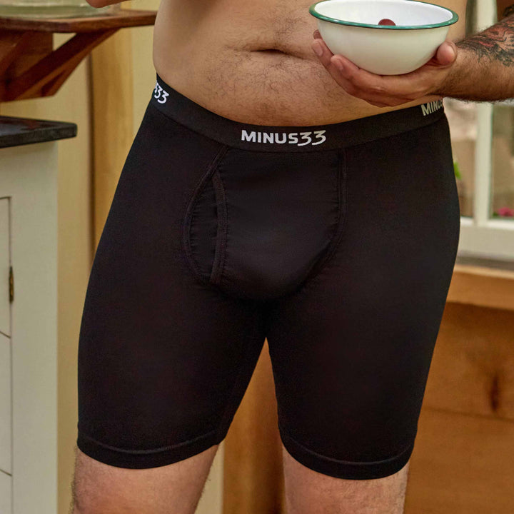 Minus33 Men's Woolverino Microweight Pouch Boxer Briefs - Anti-Chafe Merino Wool Underwear