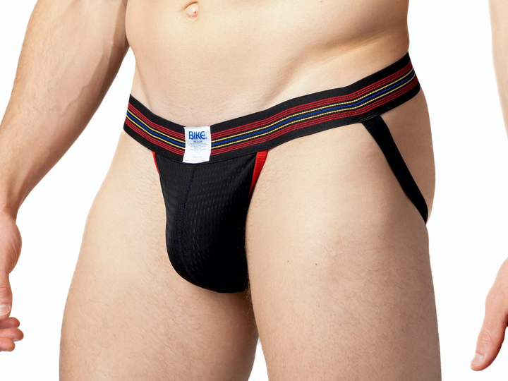 Jockstrap Mesh Black - Premium Jockstraps from Bike Athletic - Just $28.00! Shop now at Byron's Britches