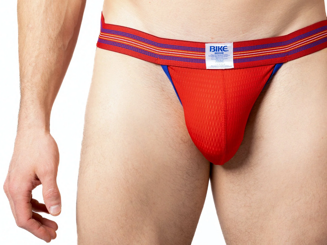 Jockstrap Mesh Red  Fast Delivery at Byron's Britches