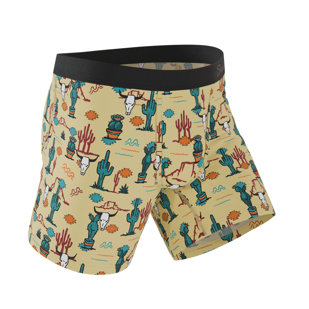 Shinesty "The Mirage" Western Cactus Ball Hammock® Pouch Underwear