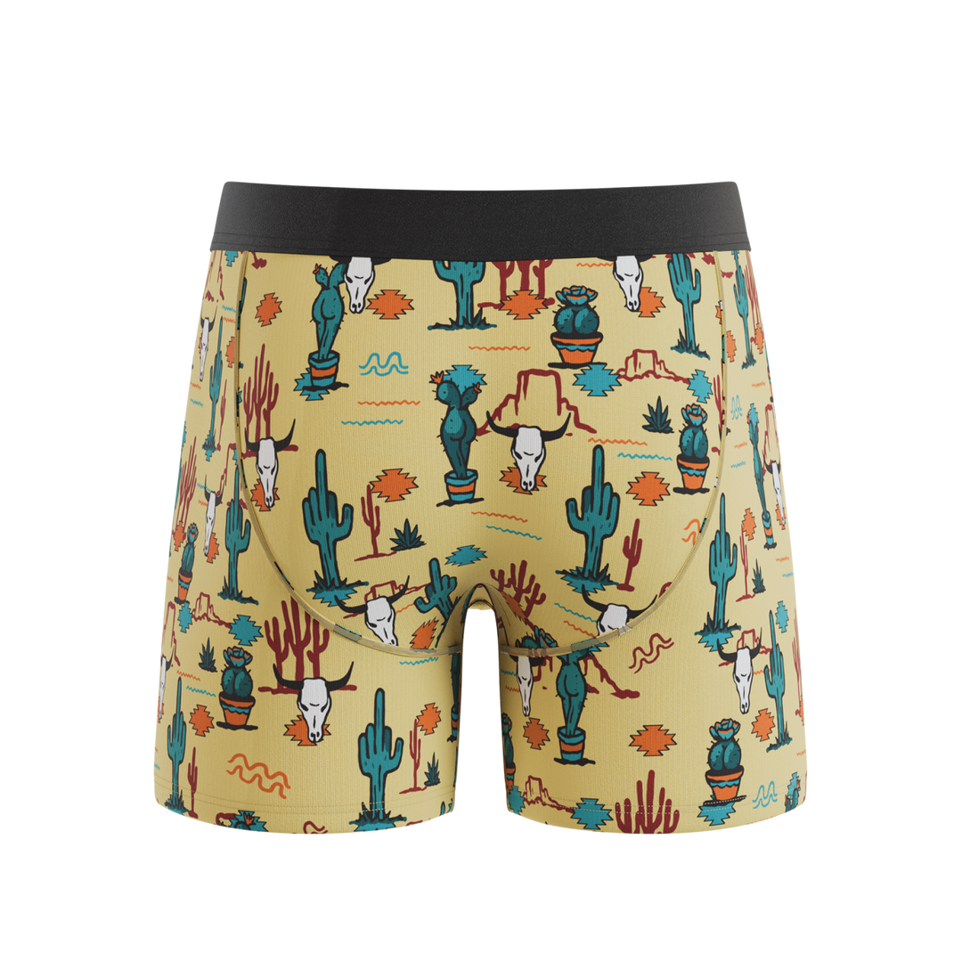 Shinesty "The Mirage" Western Cactus Ball Hammock® Pouch Underwear