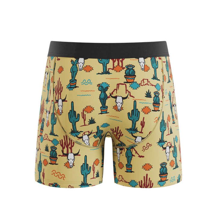 The Mirage: Western Cactus Ball Hammock® Pouch Underwear with Fly