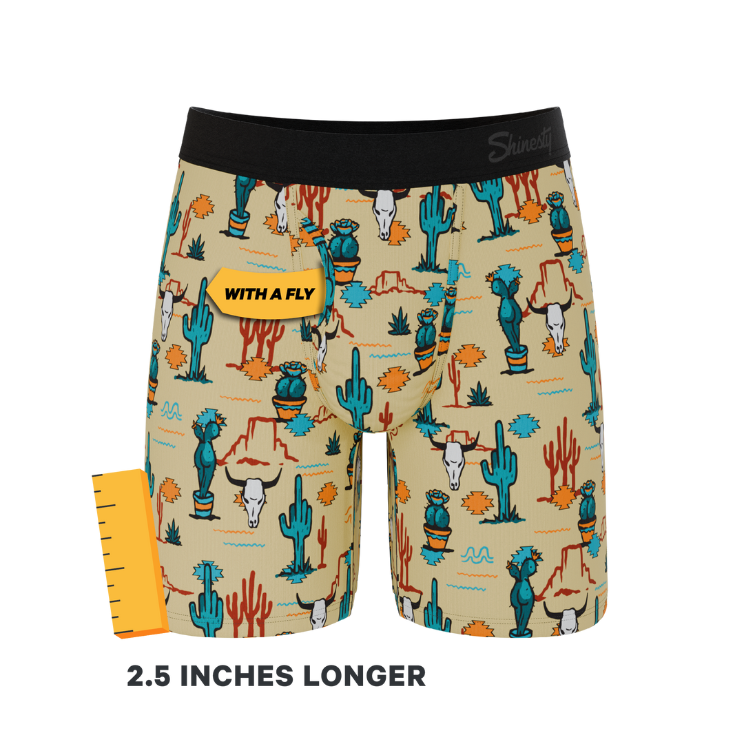 The Mirage: Western Cactus Long Leg Ball Hammock® Pouch with Fly