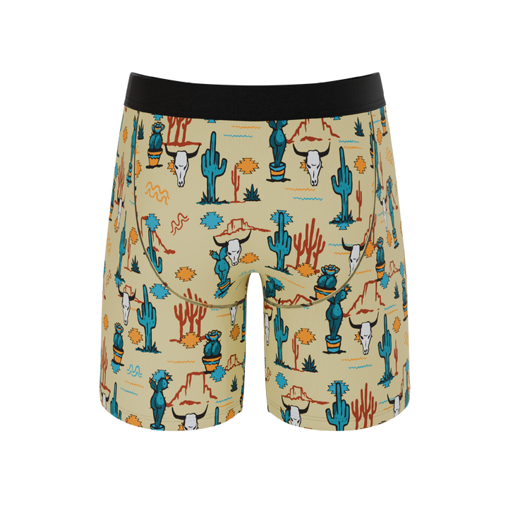 The Mirage: Western Cactus Long Leg Ball Hammock® Pouch with Fly