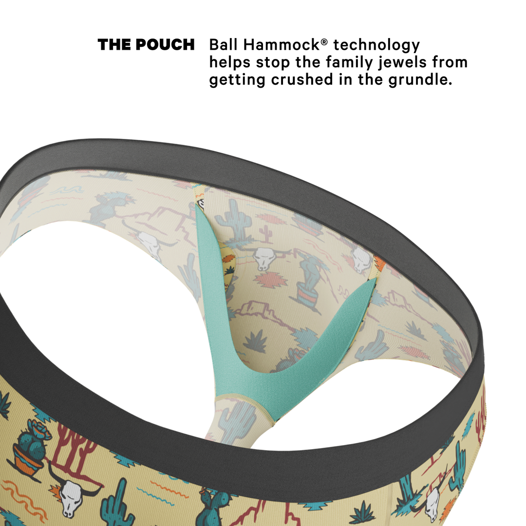 Shinesty "The Mirage" Western Cactus Ball Hammock® Pouch Briefs