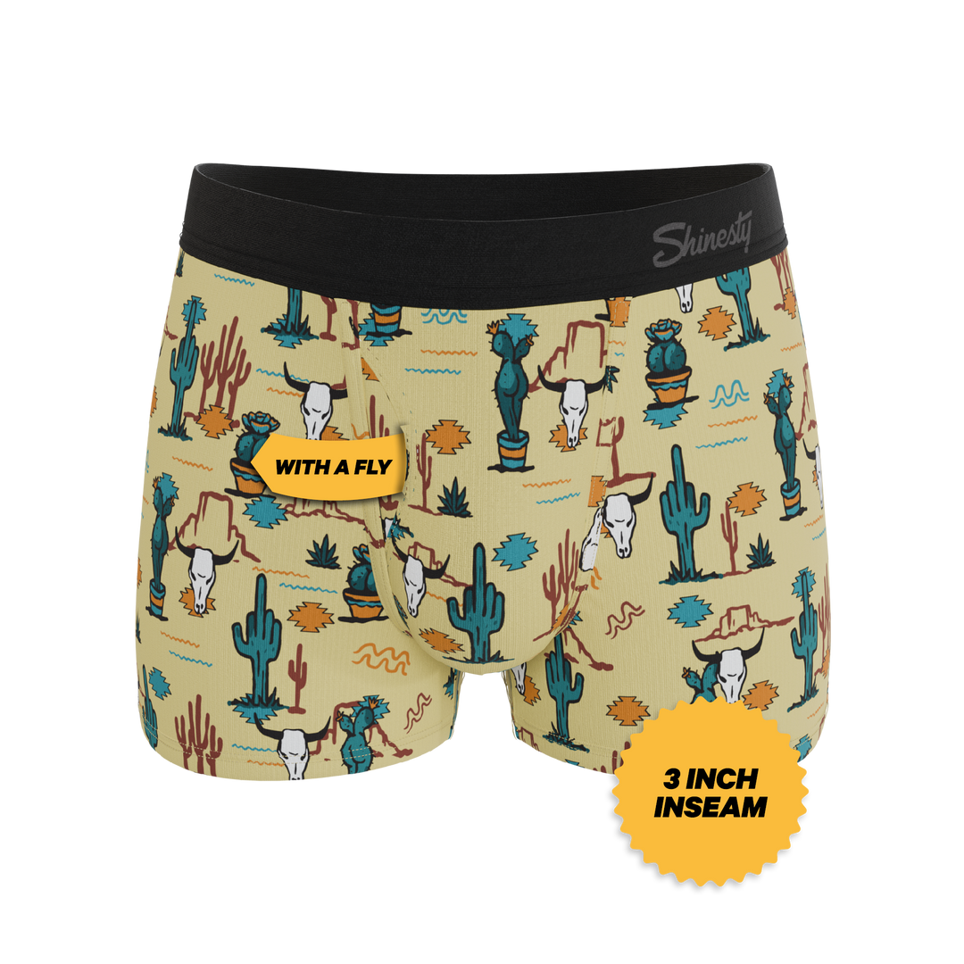 The Mirage: Western Cactus Ball Hammock® Pouch Trunks Underwear