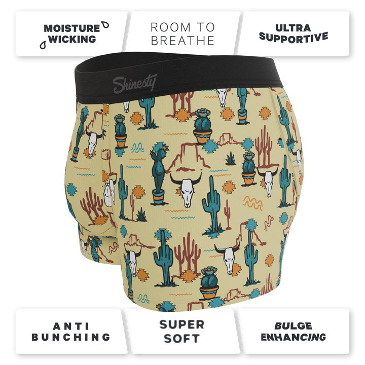 The Mirage: Western Cactus Ball Hammock® Pouch Trunks Underwear