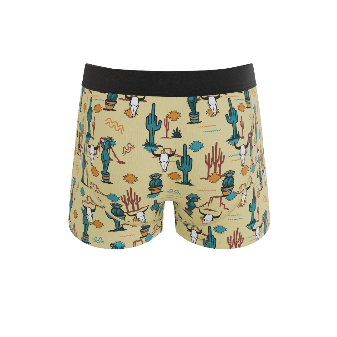 The Mirage: Western Cactus Ball Hammock® Pouch Trunks Underwear