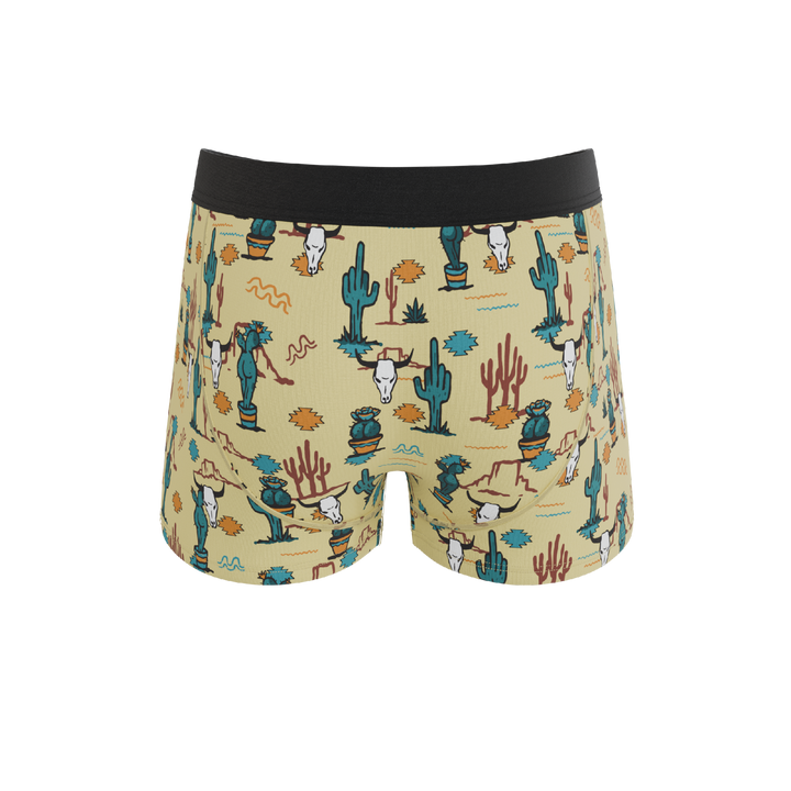The Mirage: Western Cactus Ball Hammock® Pouch Trunks Underwear