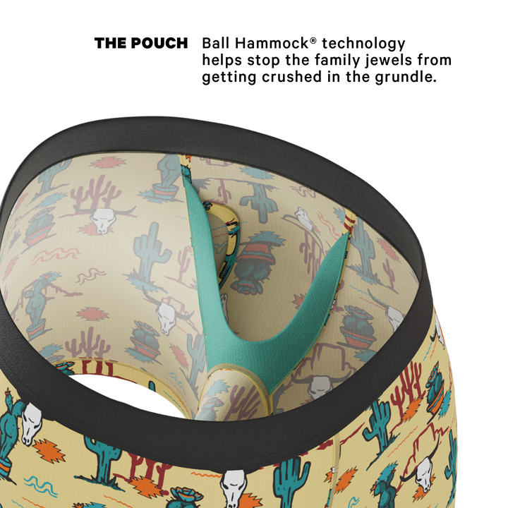 The Mirage: Western Cactus Ball Hammock® Pouch Underwear with Fly
