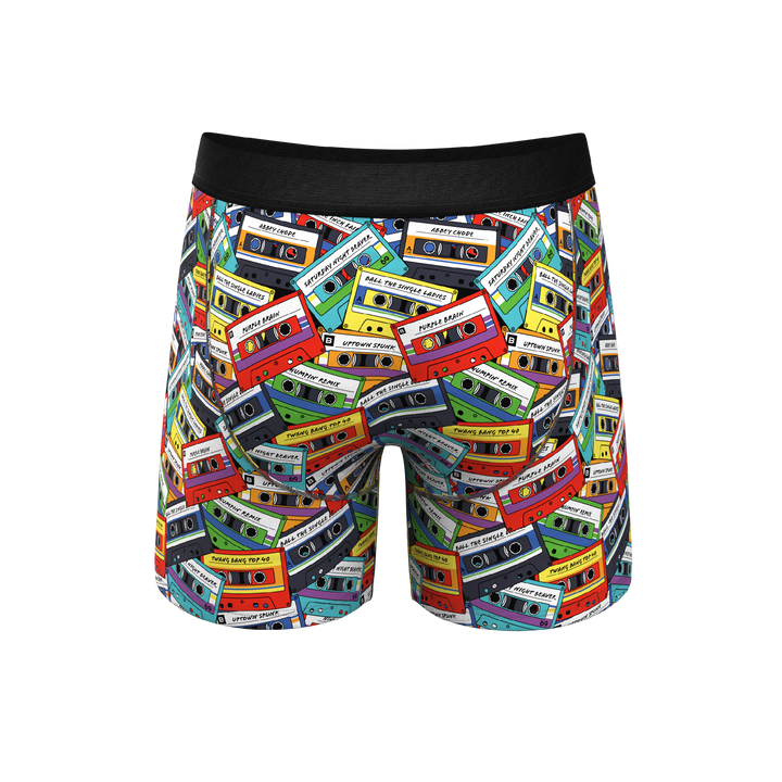 The Mixtape Cassette Tape Underwear with Ball Hammock® Pouch
