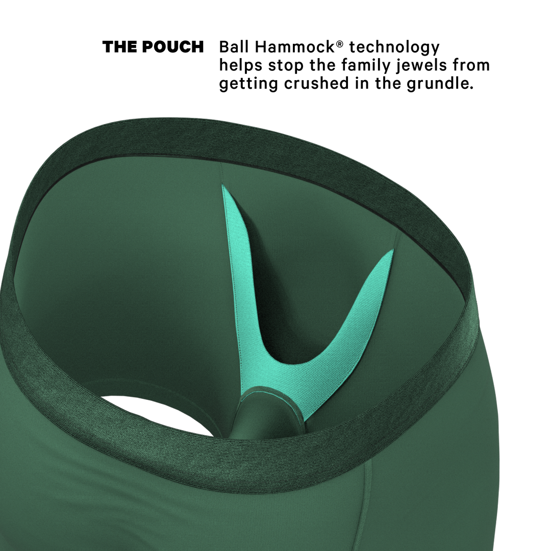 Shinesty "The Money Tree" Forrest Green Tonal Ball Hammock® Pouch Underwear