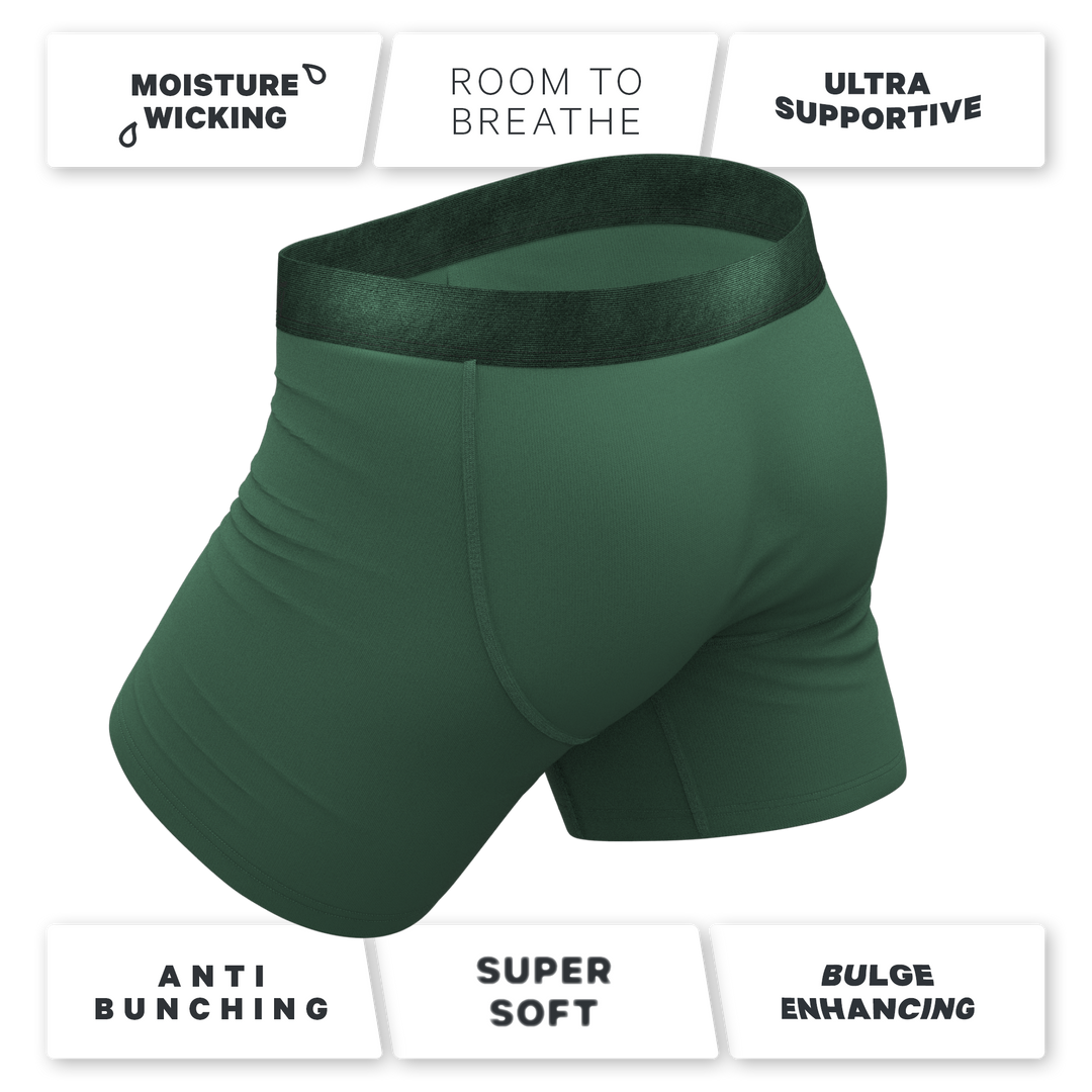 Shinesty "The Money Tree" Forrest Green Tonal Ball Hammock® Pouch Underwear