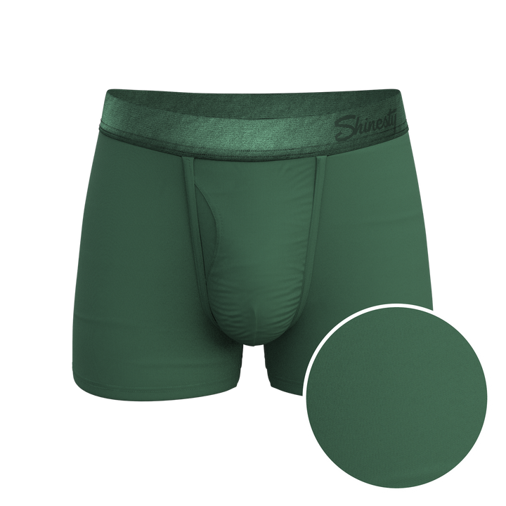 Shinesty "The Money Tree" Forrest Green Tonal Ball Hammock® Pouch Trunks Underwear