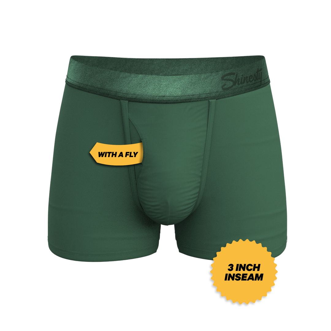 Shinesty "The Money Tree" Forrest Green Tonal Ball Hammock® Pouch Trunks Underwear
