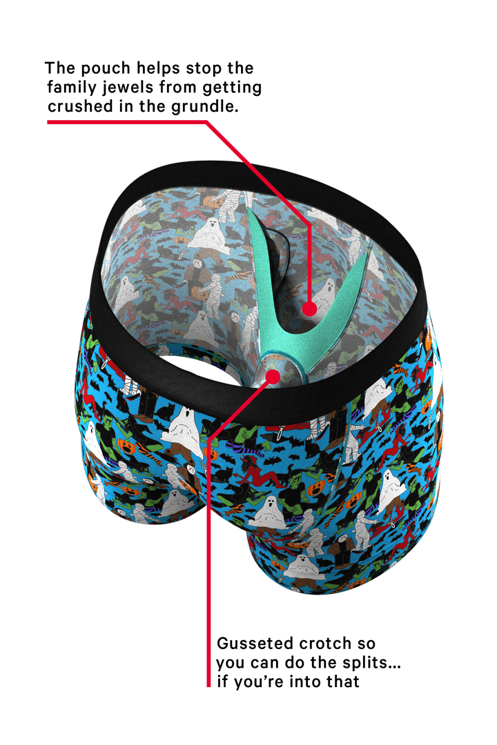 The Monster Smash Halloween Ball Hammock® Boxers With Fly