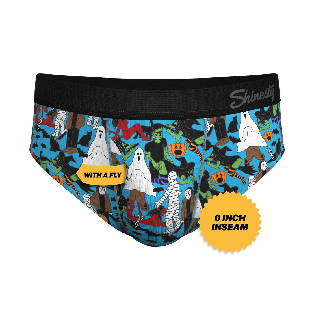 The Monster Smash Halloween Briefs with Ball Hammock® Pouch