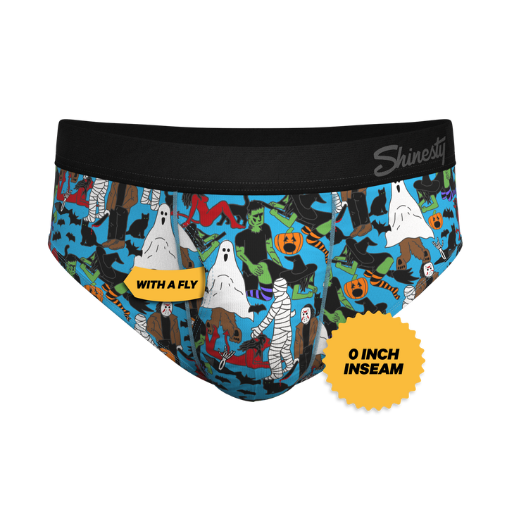 The Monster Smash Halloween Briefs with Ball Hammock® Pouch