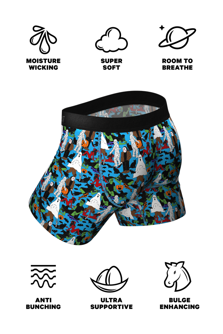 The Monster Smash Halloween Ball Hammock® Boxers With Fly